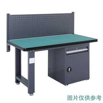 盛悦欣美 重型工作台，复合台面，工业灰，2100L*750D*800Hmm，一抽一门450款，非偏远两台包安装