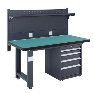 盛悦欣美 重型工作台，复合台面，工业灰，1500L*750D*800Hmm，落地四抽620款，非偏远两台包安装