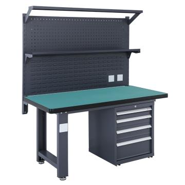 盛悦欣美 重型工作台，复合台面，工业灰，1500L*750D*800Hmm，落地四抽920款，非偏远两台包安装