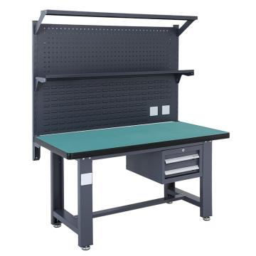 盛悦欣美 重型工作台，复合台面，工业灰，1500L*750D*800Hmm，吊二抽920款，非偏远两台包安装