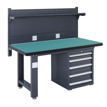 盛悦欣美 重型工作台，复合台面，工业灰，1500L*750D*800Hmm，落地五抽620款，非偏远两台包安装