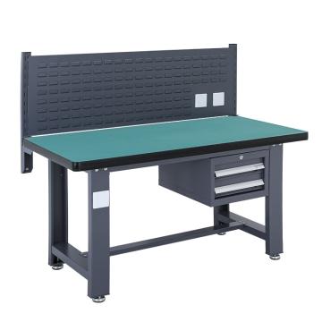 盛悦欣美 重型工作台，复合台面，工业灰，1500L*750D*800Hmm，吊二抽450百叶款，非偏远两台包安装