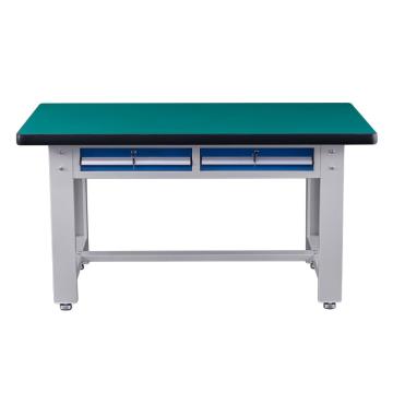 盛悦欣美 重型工作台，防静电台面，平二抽，尺寸：L1200*W750*H800mm，非偏远两台包安装