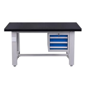 盛悦欣美 重型工作台，钢板台面，吊三抽，尺寸：L1500*W750*H800mm，非偏远两台包安装