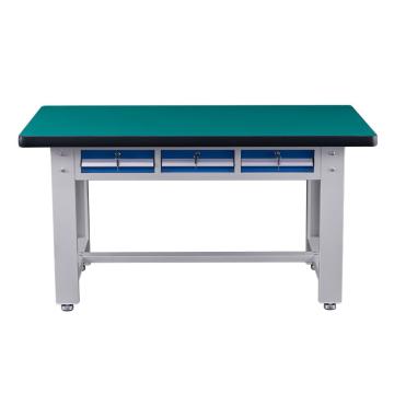 盛悦欣美 重型工作台，防静电台面，平三抽，尺寸：L1500*W750*H800mm，非偏远两台包安装