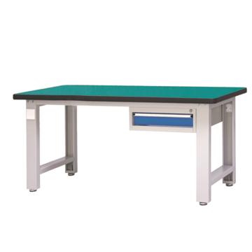 信高 重型工作台，1.8m 灰蓝 承载1吨 台面厚40mm (1抽屉承载100kg) E-XTG1875-1TG 不含安装费