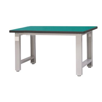 信高 重型工作台，1.5m 承载1吨 台面厚40mm 灰色桌架（RAL7035）绿色台面，E-XTG1575 不含安装费