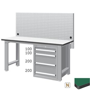 天钢 标准型工作桌，宽深高(mm):1407*1500*785 带挂板 承重（kg）:500，WBS-57041N12 不含安装费