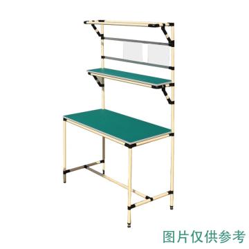 Hardwee 包塑精益管测试工作台，尺寸（mm）：1300*800*2000，防静电台面，调整脚，定制