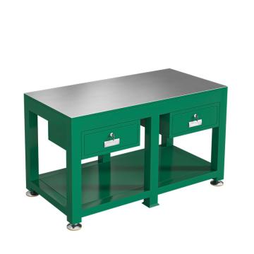 盛悦欣美 模具钳工台，绿色两抽，1500×750×800mm