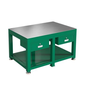 盛悦欣美 模具钳工台，绿色两抽，1500×1000×800mm