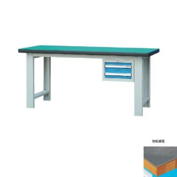 锐德 50mm铁板桌面单吊2抽柜重型工作桌，1500W*750D*800H 载重：1000kg，RD1502AE 不含安装费