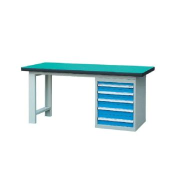 锐德 50mm复合桌面单侧5抽柜重型工作桌，1500W*750D*800H 载重：1000kg，RD1503BZ 不含安装费