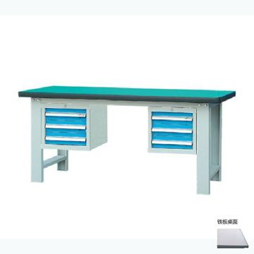 锐德 50mm铁板桌面双吊3抽柜重型工作桌，1500W*750D*800H 载重：1000kg，RD1502DE 不含安装费
