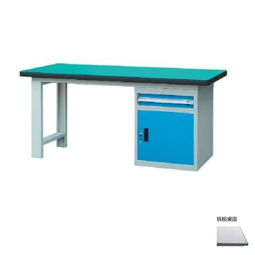 锐德 50mm铁板桌面单侧1抽1门柜重型工作桌，2100W*750D*800H 载重：1000kg，RD2103CE 不含安装费