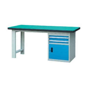 锐德 50mm复合桌面单侧2抽1门柜重型工作桌，2100W*750D*800H 载重：1000kg，RD2103DZ 不含安装费