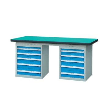 锐德 50mm复合桌面双侧5抽柜重型工作桌，1800W*750D*800H 载重：1000kg，RD1804BZ 不含安装费