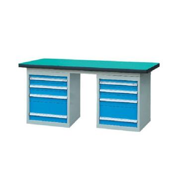 锐德 50mm复合桌面双侧4抽柜重型工作桌，1500W*750D*800H 载重：1000kg，RD1504AZ 不含安装费