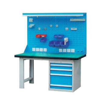 锐德 50mm复合桌面工作台，1个4抽柜 1800W*750D*（800+1000）H 载重:1000kg，RDF1807 不含安装费