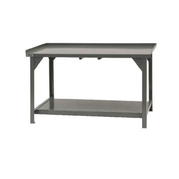 DURHAM MFG 重型工作台带挡边，宽深高(mm):1524*762*864 承重(kg):227，DWB-3060-BE-95 不含安装费