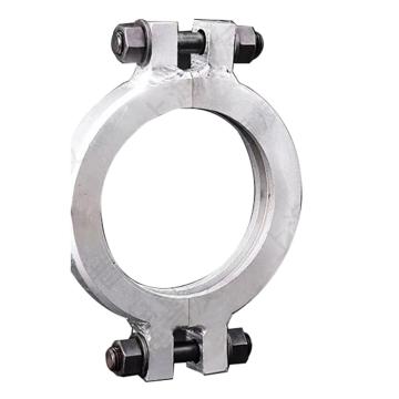 鸿冠 法兰带压堵漏夹具，DN100*300LB，20#