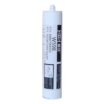 威伏 硅橡胶平面密封胶，威伏W598，310ml/支【黑色，通用型】