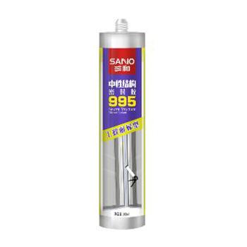 三和 中性耐候结构胶，TB-995透明(硬)，300ml，24支/箱