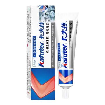 卡夫特 耐高温导热硅胶，K-5203K，白色，80g/支