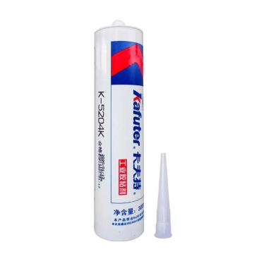 卡夫特 高系数强粘性固化导热硅胶，K-5204K，白色，300mL/支