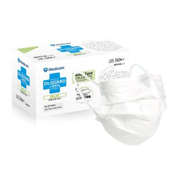 麦迪康 Dr.GUARD一次性防雾气口罩，2094白色，三层防护独立装 50只/盒