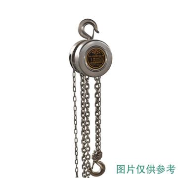 沪工 304全不锈钢手拉葫芦，规格：1T*6M，起重链行数：1