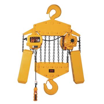 哈德威 环链电动葫芦380V HHBD-20T*3米(八链)1.4M/min，固定式HHBD-20T*3米(八链)1.4M/min