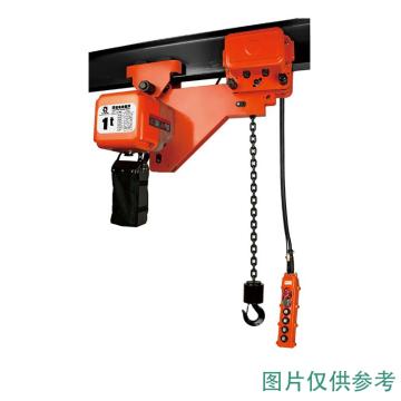 双鸟 双速低净空环链电动葫芦，额定载荷(T):1 提升高度(M):6，SHH-D 1T6M