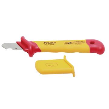 宝工 绝缘小圆电工刀，28*155mm，PD-V003B