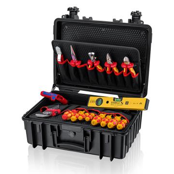 凯尼派克KNIPEX 电气工具箱组套，00 21 34 HL S2