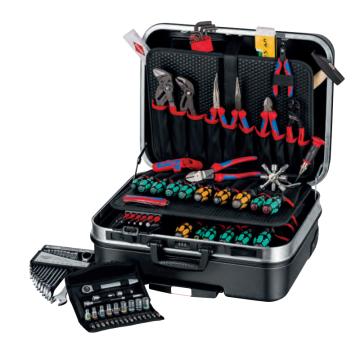 凯尼派克KNIPEX 基础移动型机修工具箱组套，00 21 06 M