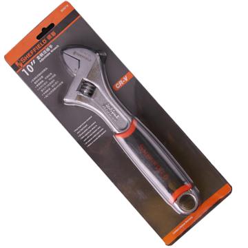 钢盾 活扳手，铬钒钢 12，S016712