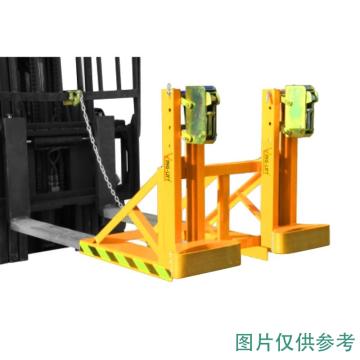 鹰力 叼扣式重型双油桶双夹具，载重（Kg）：1000，叉车专用属具，DG1000A