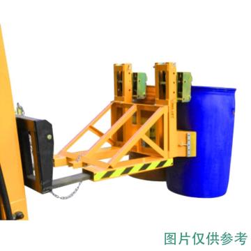鹰力 叼扣式重型不锈钢鹰嘴双桶夹，载重（Kg）：1000，叉车专用属具，DG1000E