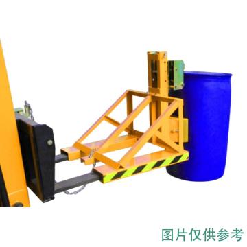 鹰力 叼扣式重型不锈钢鹰嘴单桶夹，载重（Kg）：500，叉车专用属具，DG500E