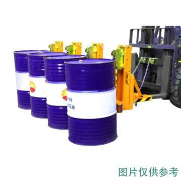 鹰力 叼扣式重型四油桶四夹具，载重（Kg）：2000，叉车专用属具，DG2000A