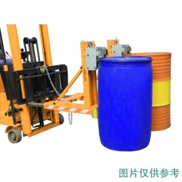 鹰力 叼扣式轻型双油桶四夹具，载重（Kg）：720，叉车专用属具，DG720B