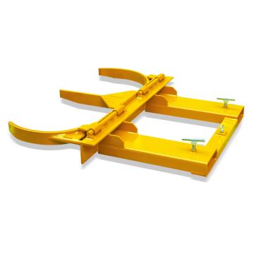 Raxwell 680kg油桶搬运夹(抱式)，钢制双桶(叉车专用)，RMCM0002