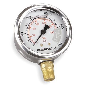 恩派克压力表，接口1/4 NPT，G2535L