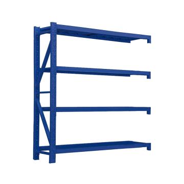Raxwell 层板货架副架，4层，300kg，尺寸(长×宽×高mm)：1500×500×2000，蓝色，安装费另询