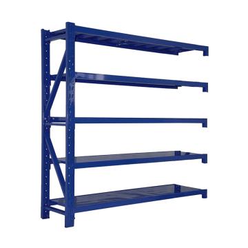 Raxwell 层板货架副架，5层，300kg，尺寸(长×宽×高mm)：2000×500×2000，蓝色，安装费另询