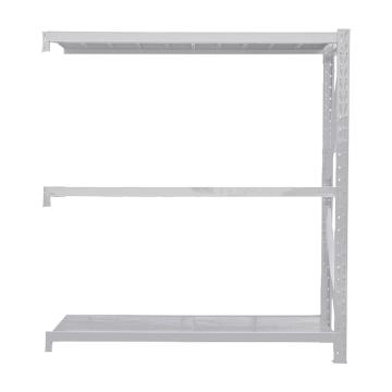 Raxwell 层板货架副架，3层，500kg，尺寸(长×宽×高mm)：2000×600×2000，灰白色，安装费另询