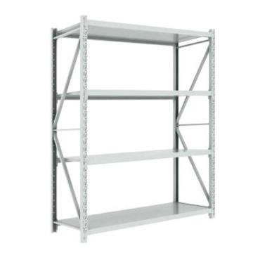 云洁 中型货架主架，200kg，尺寸(长*宽*高mm):2000*500*2000，4层，白色 ，安装费另询