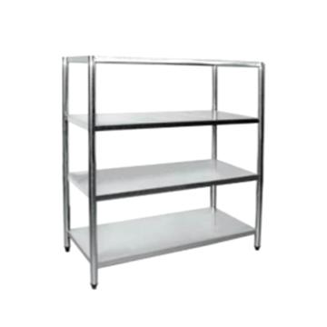 哈德威 201不锈钢货架，尺寸mm:1200*600*1500，四层，承重：150kg，圆管焊死