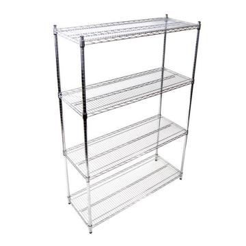 美之高 碳钢镀铬网层置物架，工业级，每层250kg，四层，尺寸mm：900*600*1400mm，安装费另询